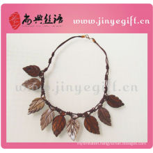 Imitation Handmade Cultural Eco-friend Leave Jewellery